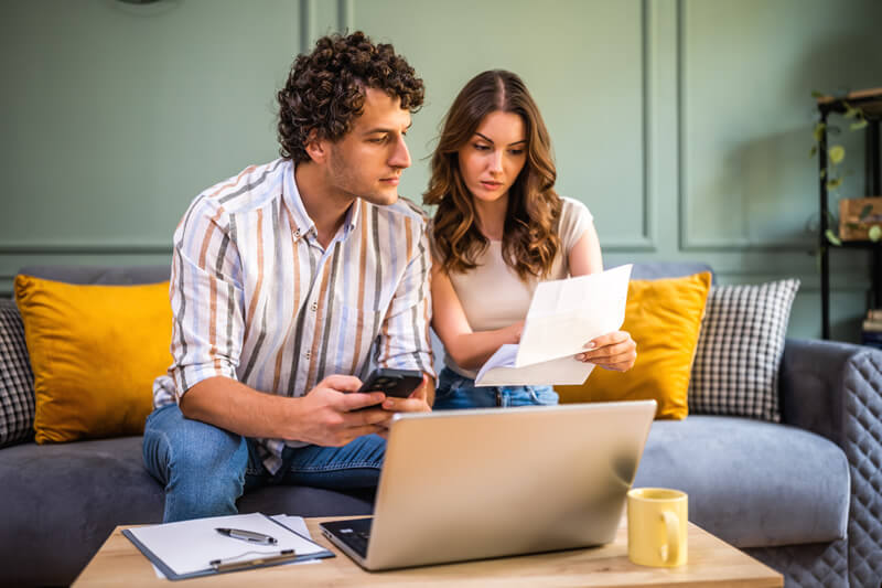 A couple exploring HSA options